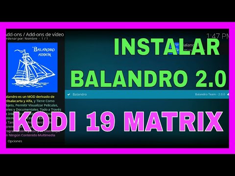 Read more about the article 🔥💠 BALANDRO 2.0 Addons compatibles con KODI 19 Matrix ✅💥 Manual actualizado 2021